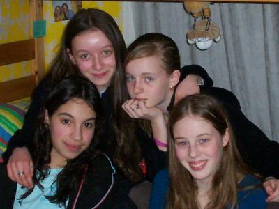 Elia, Toutou, Emma, Iris