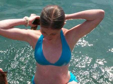 Emma au lac L&eacute;man !!